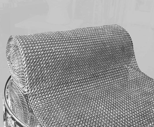 8022- 10" x 5 yard Diamond Crystal Ribbon Wrap Roll