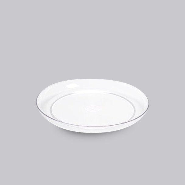7.5" White Lomey Designer Dish Centerpiece Builder 1 Dozen