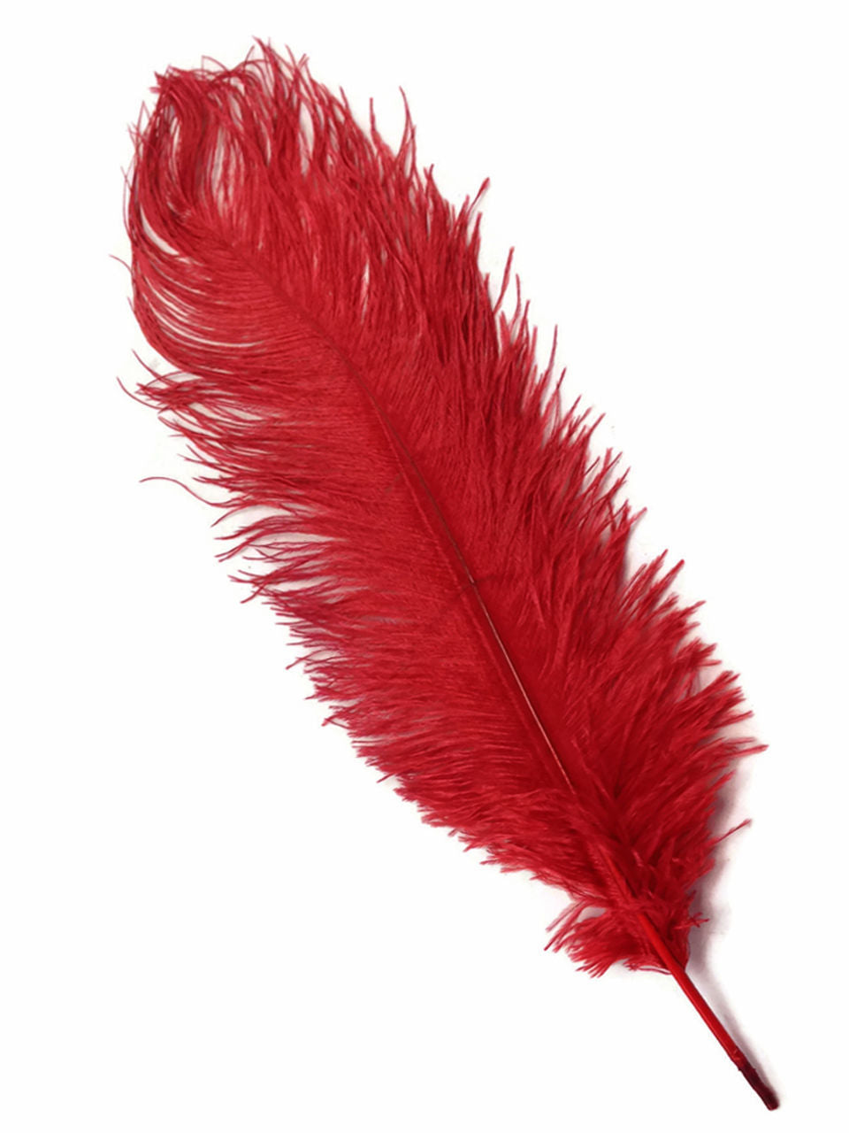 Red Ostrich Feathers - 22" - 32"