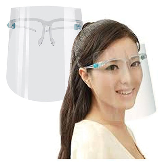 Faceshield with Glasses Attachement