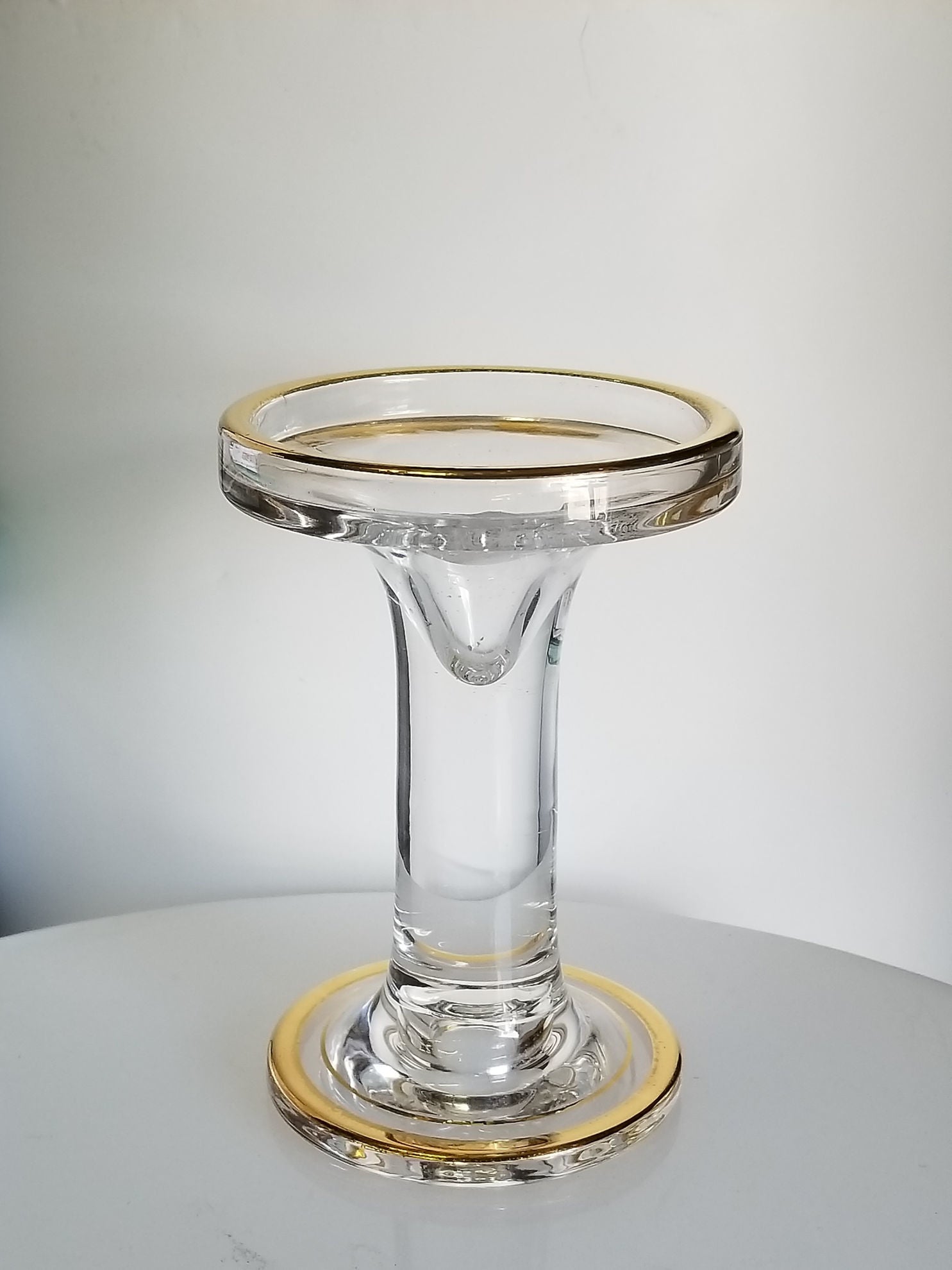 13010 - 5" Glass Candlestick Holder