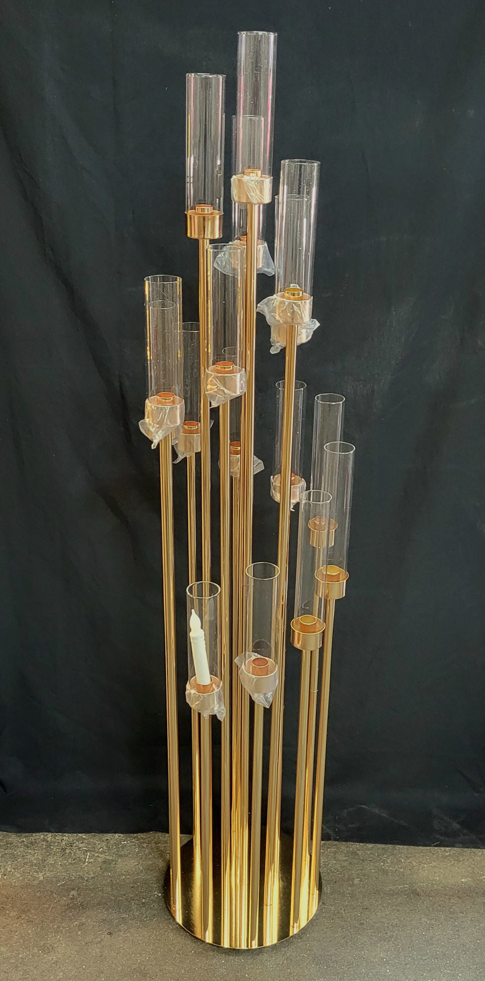 CH1609 - 16 Head Gold Candelabra 59"