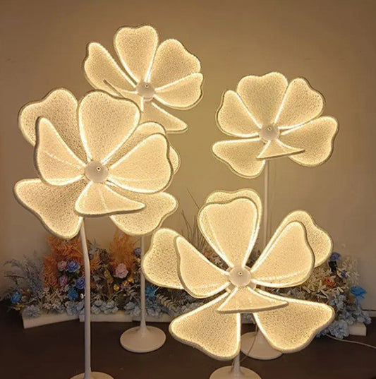 LED Flower set of 4pcs