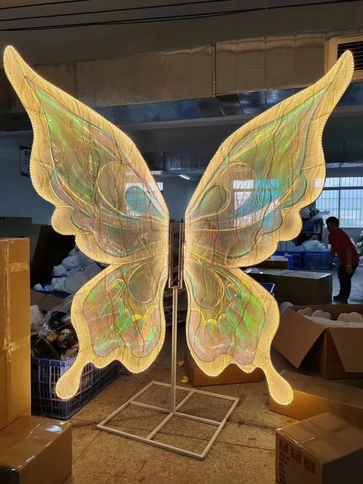 10 Feet Tall LED Butterfly