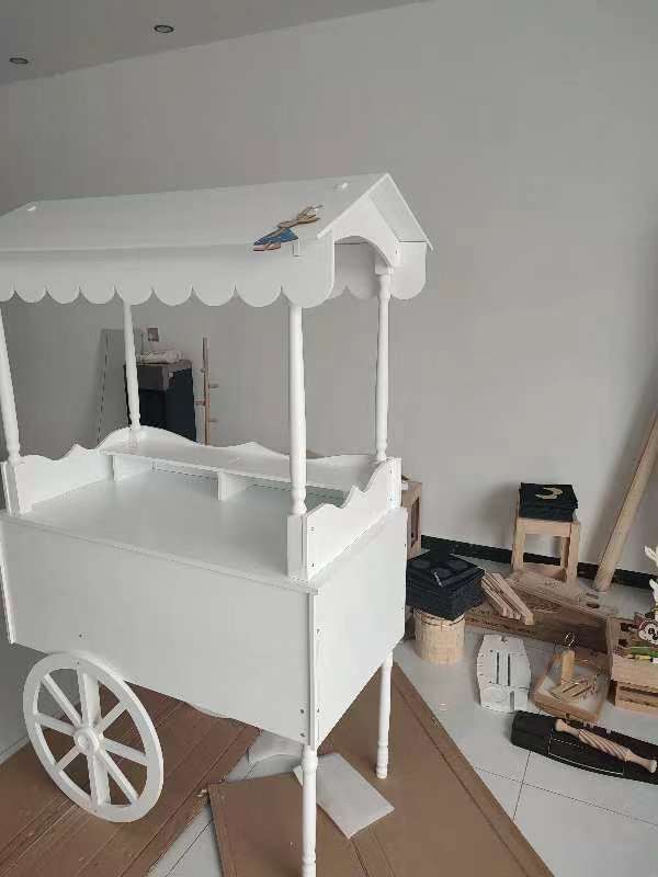 Wooden Candy Cart Prop 6 feet tall
