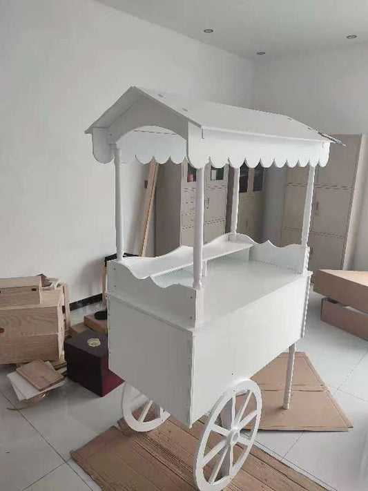 Wooden Candy Cart Prop 6 feet tall