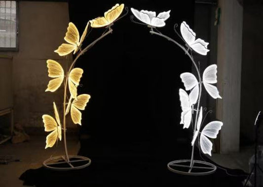 LED Butterfly Arch 10 Feet Tall