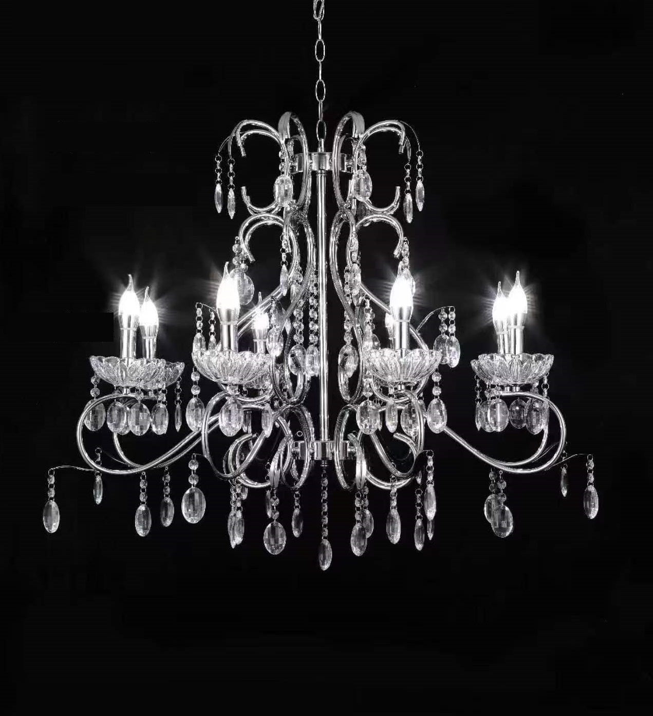 8 arm LED Chandelier