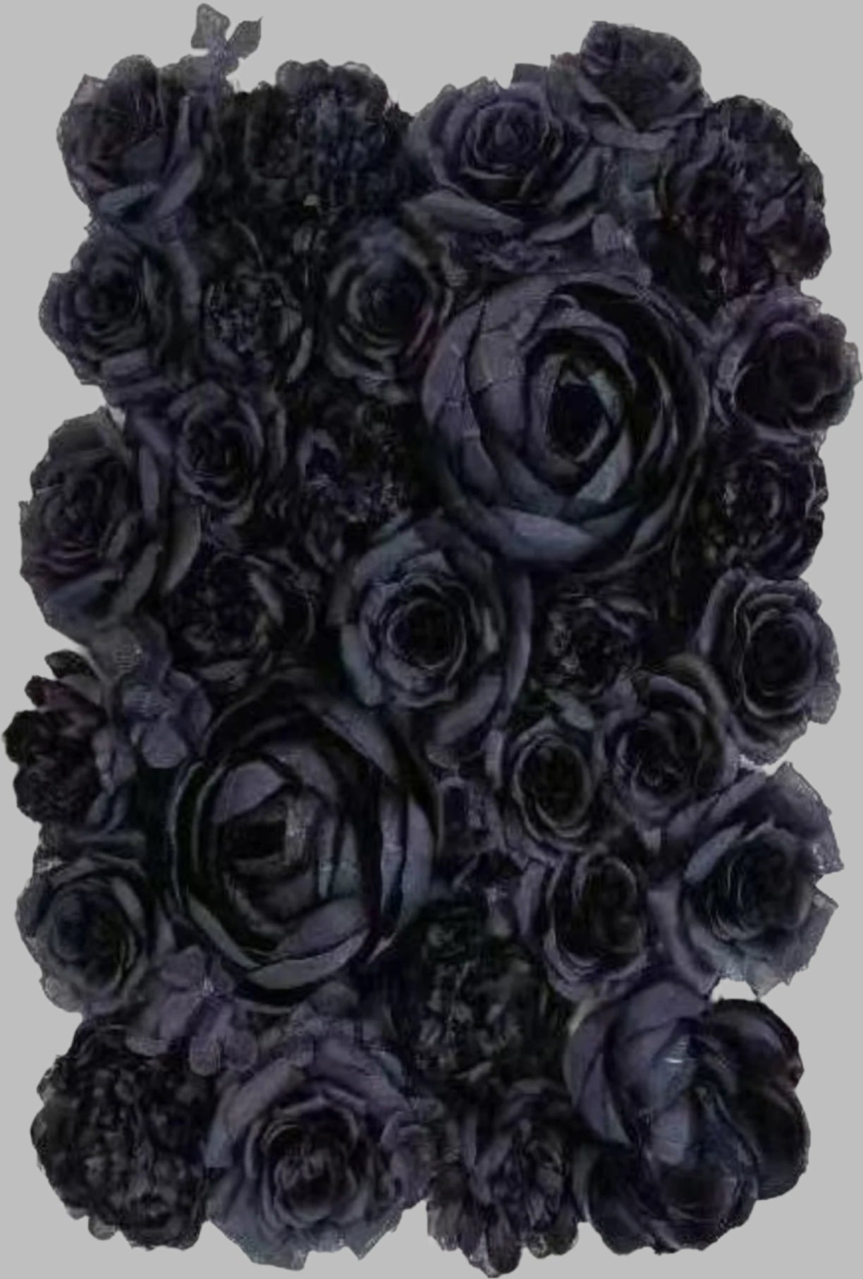 Black Flower Panel