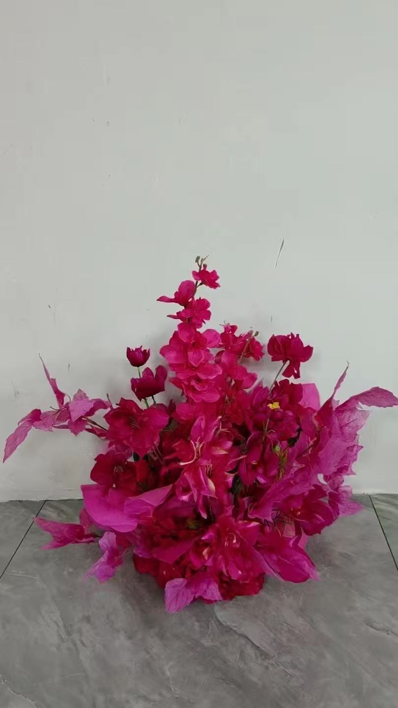 Artificial Flower Arrangement: Rose Red