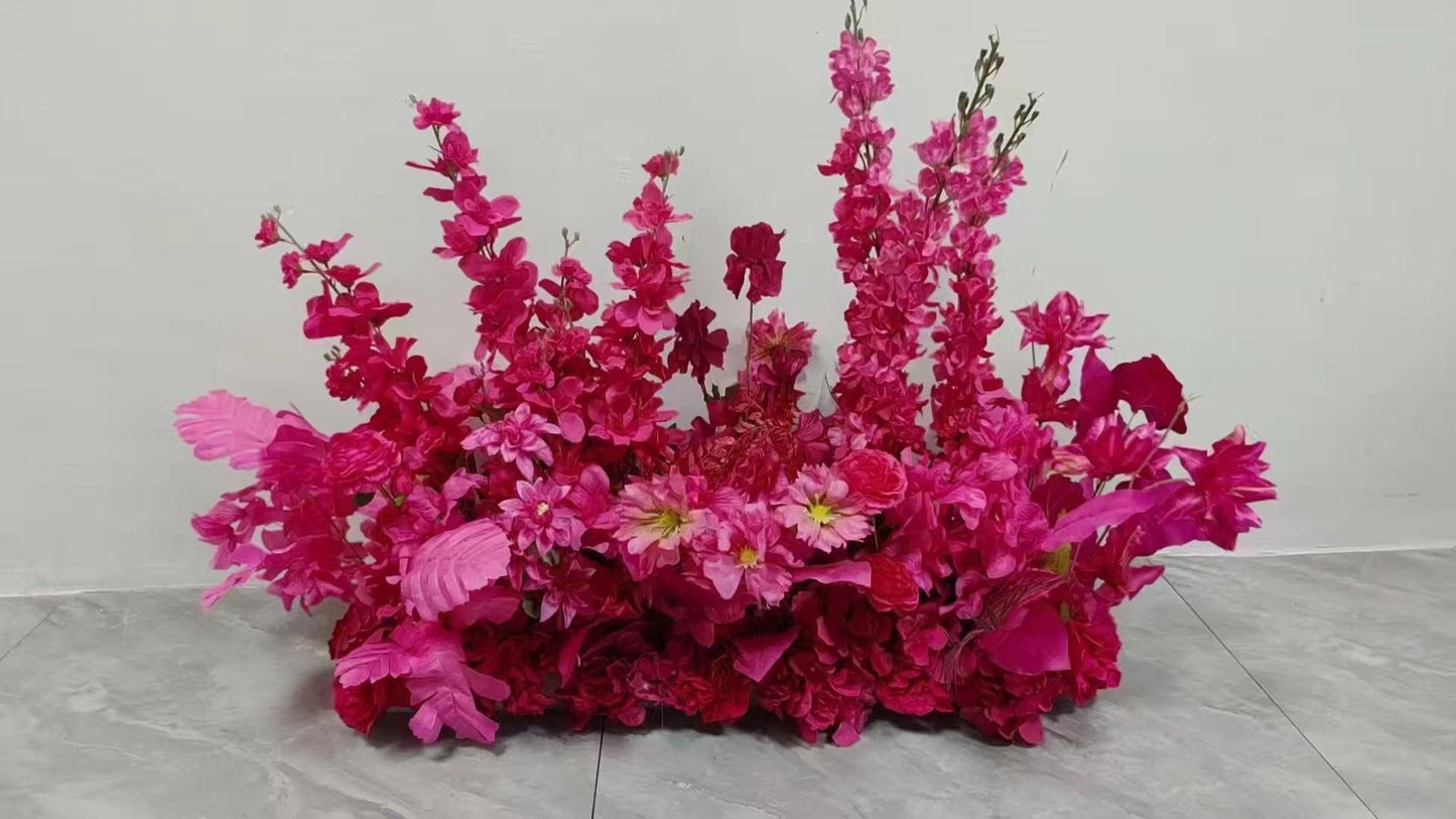 Artificial Flower Panel:  red rose