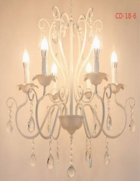 8-Arm Crystal Chandelier
