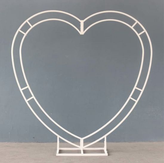 Picture of White Heart Shape Arch