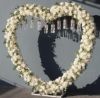 Picture of White Heart Shape Arch