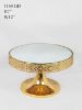 Picture of Metal Cake Stand with Mirror Top