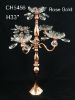 Picture of Four-Arm Candle Holder with Top Crystal Flowers