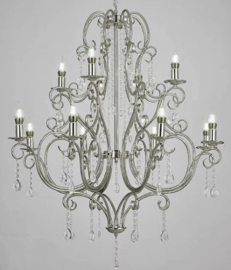 Picture of 12-Arm Metal LED Chandelier