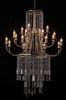 Picture of Large Metal LED Chandelier with 20 Light Bulbs